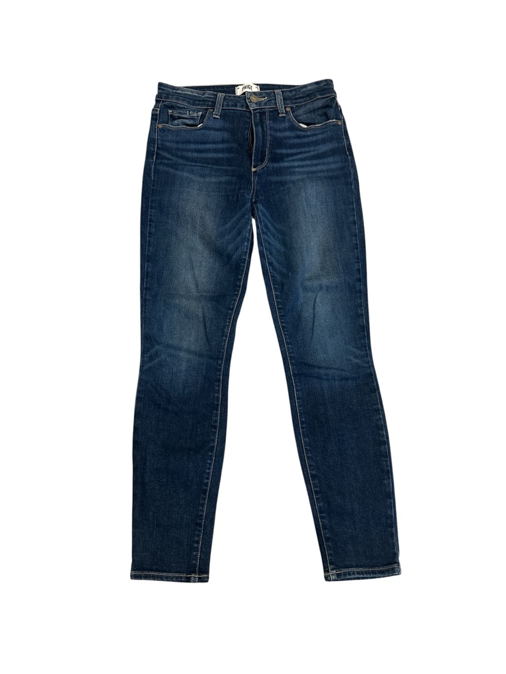 PAIGE Hoxton Ankle Dark Blue Skinny Jeans
